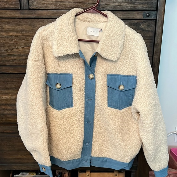 Sherpa Jean Jacket - Picture 2 of 5